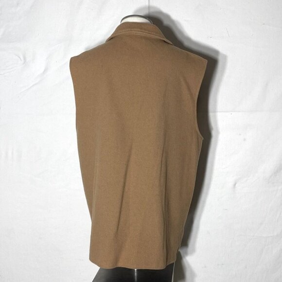 Cleo Tan Zip Front Vest L - Picture 4 of 11